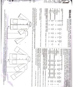 Alternative view of McCall's M6445 Coat Size: Y XS-S-M Uncut Sewing Pattern