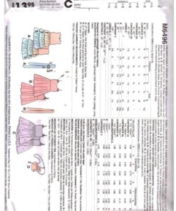 Alternative view of McCall's M6496 Girl's Dress Size: CDD 2-3-4-5 Uncut Sewing Pattern