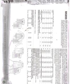 Alternative view of McCall's M6899 Tops, Tunics Size: Y XS-S-M Uncut Sewing Pattern