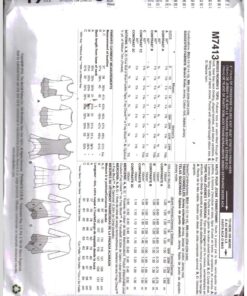 Alternative view of McCall's M7413 Tops Size: B5 8-16 Uncut Sewing Pattern