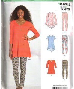 New Look 6439 Tunic, Leggings Size: XS-XL Uncut Sewing Pattern
