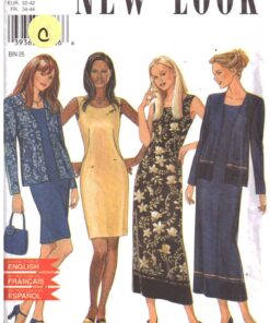 New Look 6776 Dress, Jacket Size: A 6-16 Used Sewing Pattern