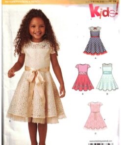 New Look 6359 Girl's Dress 3-8 Used Sewing Pattern