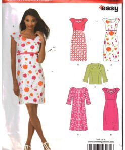 New Look 6934 Dress, Jacket Size: A 10-22 Uncut Sewing Pattern