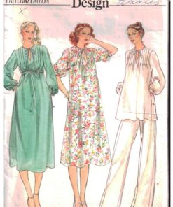Vogue 7022 Maternity Dress, Top, Pants Size: 10 Used Sewing Pattern