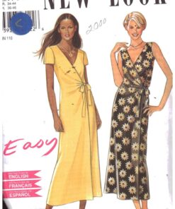 New Look 6861 Dress Size: A 8-18 Used Sewing Pattern