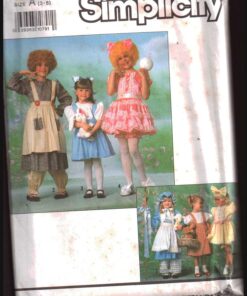 Simplicity 0679 Girl's Costumes - Story Book Size: A 3-8 Used Sewing Pattern
