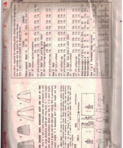 Alternative view of Simplicity 4109 Skirts Size: Waist 24.5 Hip 33.5 Used Sewing Pattern