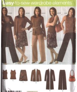 Simplicity 4503 Pants, Skirts, Bag, Cardigan, Top Size: AA 10-18 Used Sewing Pattern