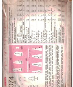 Alternative view of Simplicity 5074 Top, Skirt Size: 12 Bust 34 Used Sewing Pattern