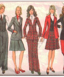 Simplicity 5140 Blazer, Skirt, Vest, Pants Size: 8 Bust 31.5 Used Sewing Pattern