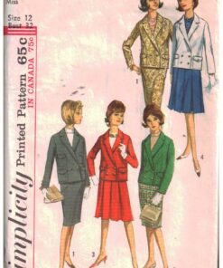 Simplicity 5628 Suit - Skirts, Jacket Size: 12 Bust 32 Uncut Sewing Pattern