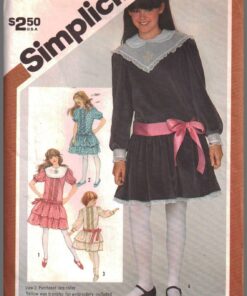 Simplicity 6224 Girl's Dress Size: 7 Used Sewing Pattern