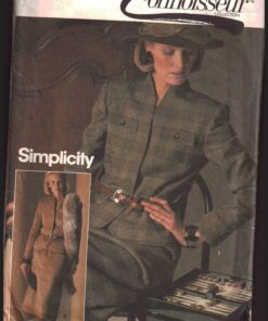 Simplicity 6580 Suit - Jacket, Skirt Size: 12 Used Sewing Pattern