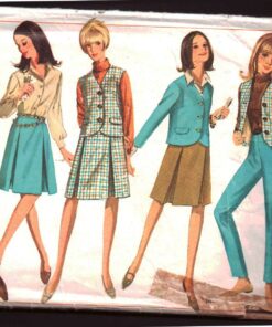 Simplicity 6637 Jacket, Vest, Skirt, Pants Size: 10 Bust 31 Used Sewing Pattern