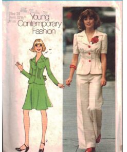 Simplicity 6751 Jacket, Skirt, Pants Size: 10 Bust 32.5 Uncut Sewing Pattern