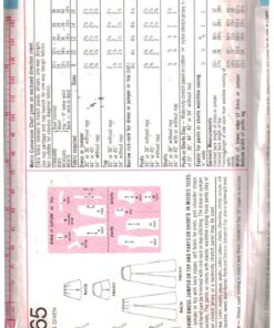 Alternative view of Simplicity 6865 Maternity Dress, Jumper, Top, Pants, Shorts Size: 8 or 12 Used Sewing Pattern