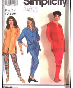 Simplicity 7396 Pants, Tunic, Vest Size: A PT-XL Uncut Sewing Pattern