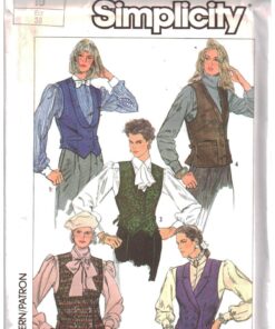 Simplicity 7612 Vests Size: 10 or 14 or 16 or 18-20 Uncut Sewing Pattern