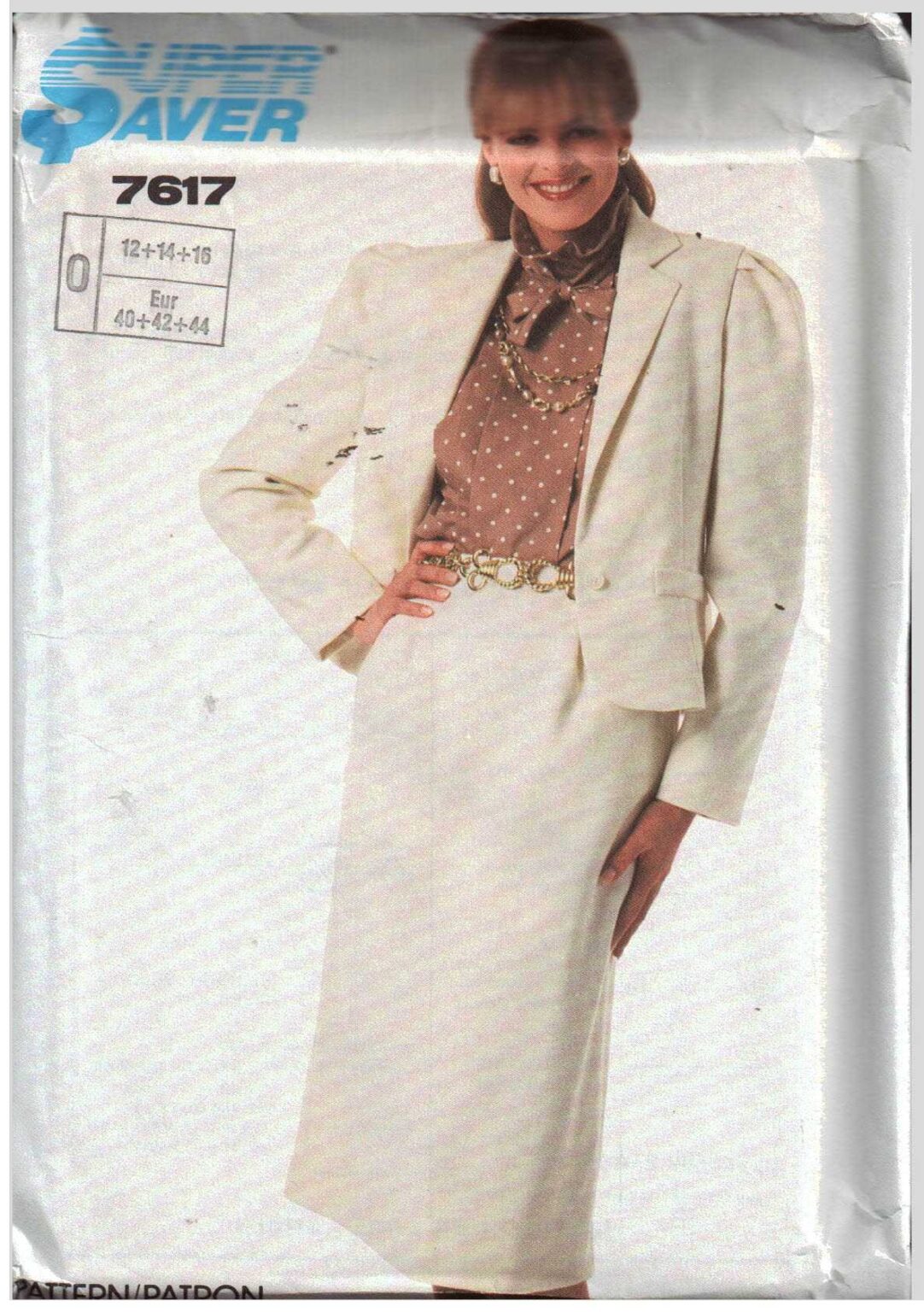 Simplicity 7617 Skirt, Jacket Size: N 10-12-14 or O 12-14-16 Uncut ...
