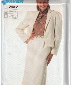 Simplicity 7617 Skirt, Jacket Size: N 10-12-14 or O 12-14-16 Uncut Sewing Pattern