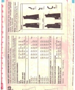 Alternative view of Simplicity 8053 Jumper, Culotte Jumper Size: 6-8 Used Sewing Pattern