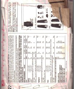 Alternative view of Simplicity 8127 Girls Nightgown, Pajamas Size: Breast 26 Used Sewing Pattern