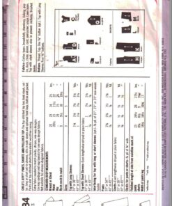 Alternative view of Simplicity 8284 Boys Pants, Shorts, Top Size: 5 Used Sewing Pattern