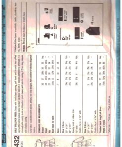 Alternative view of Simplicity 8432 Girl's Dress Size: 7-8 Used Sewing Pattern