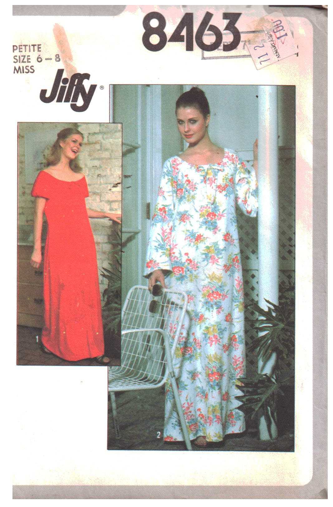 Simplicity 8463 Caftan Size: 6-8 Uncut Sewing Pattern