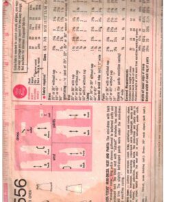 Alternative view of Simplicity 8556 Dress, Vest, Pants Size: 11/12 Bust 32 Used Sewing Pattern