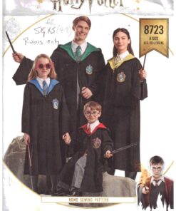 Simplicity 8723 Child's Costume - Harry Potter Size: 4/5-6/8 Used Sewing Pattern