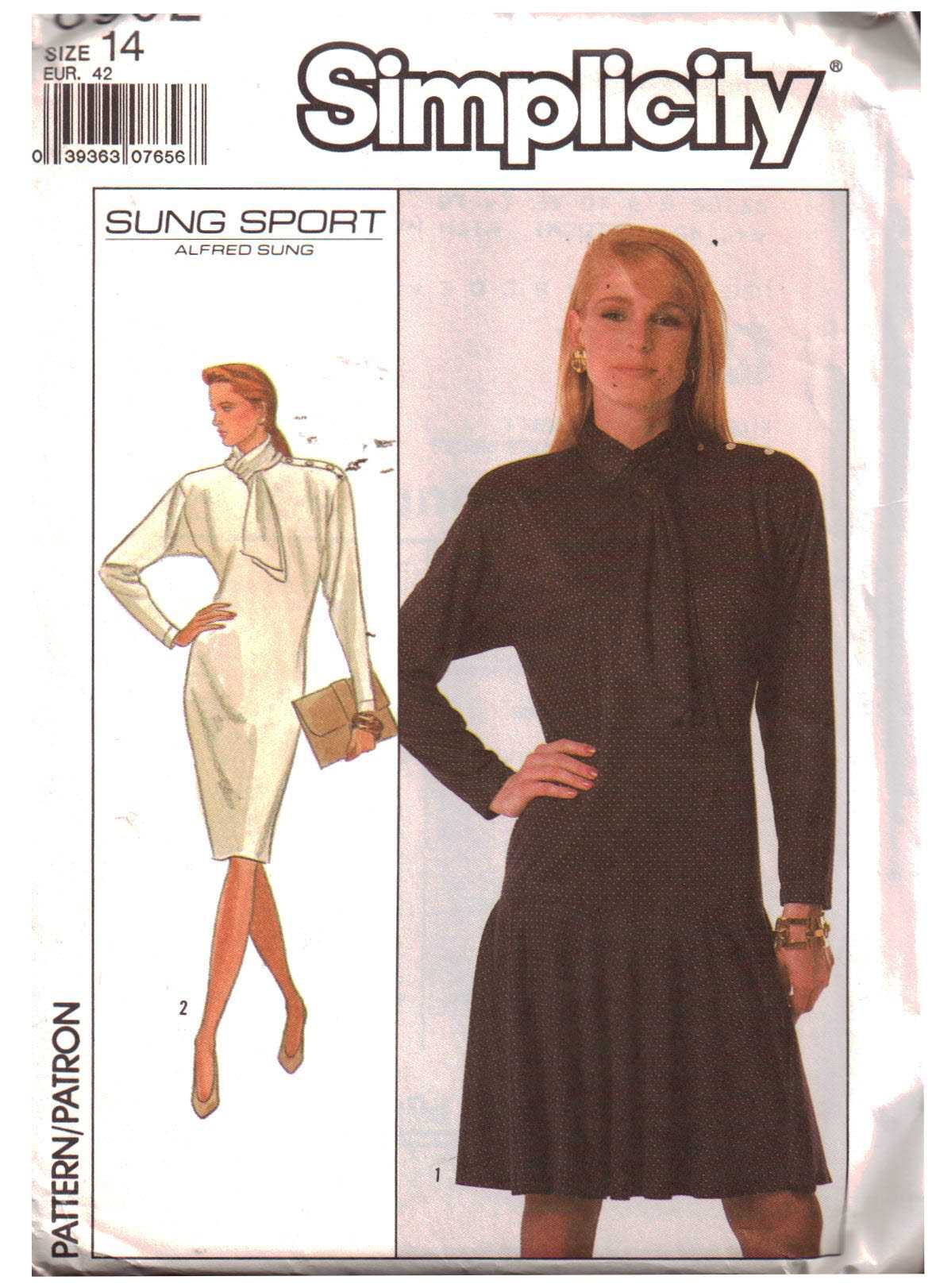 Simplicity 8902 Dress Size: 14 Uncut Sewing Pattern