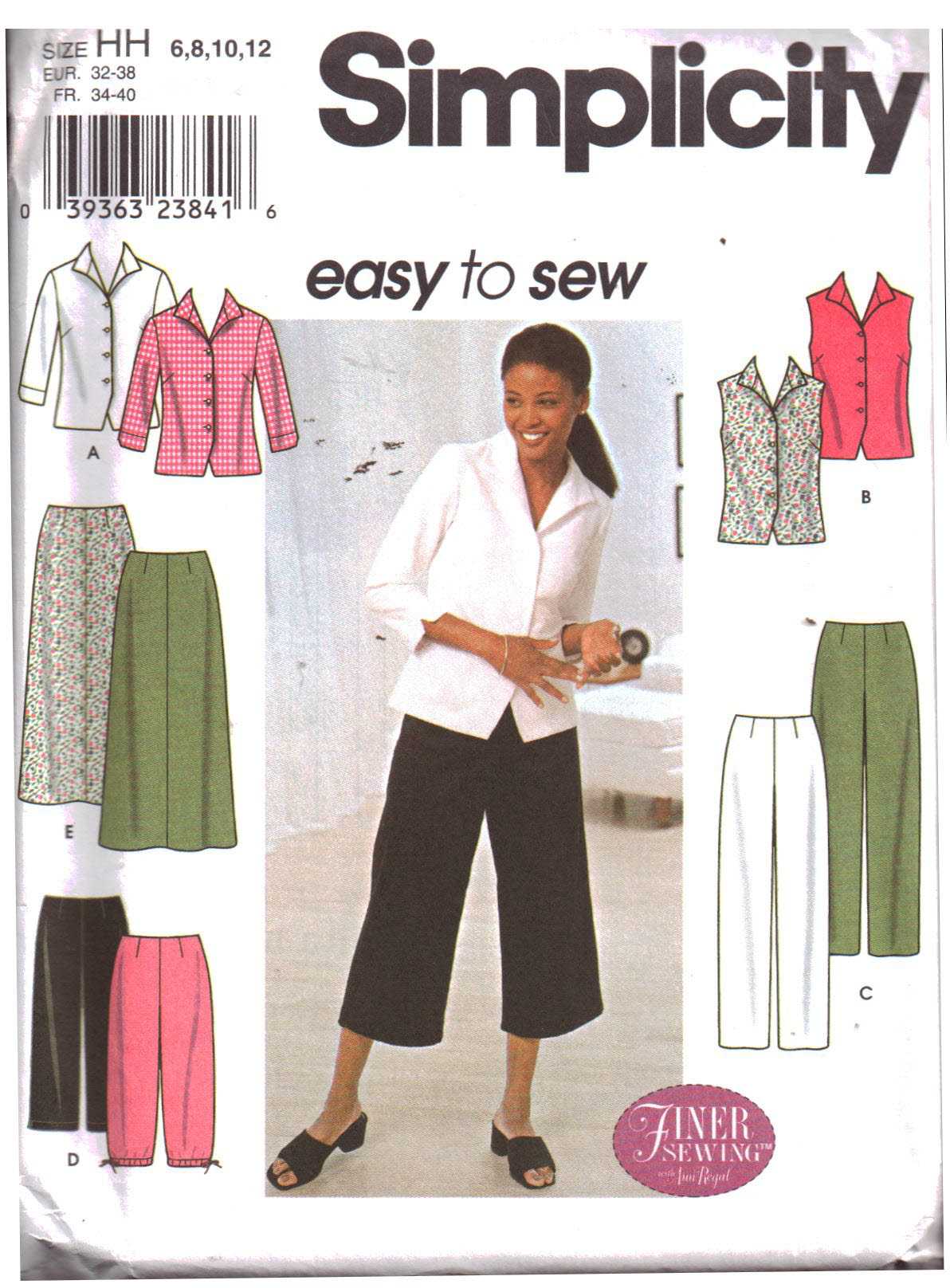 Simplicity 9158 Shirt, Pants, Skirt Size: HH 6-12 Uncut Sewing Pattern