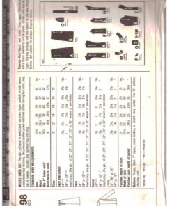 Alternative view of Simplicity 9198 Suit - Skirt, Jacket Size: 10 Used Sewing Pattern