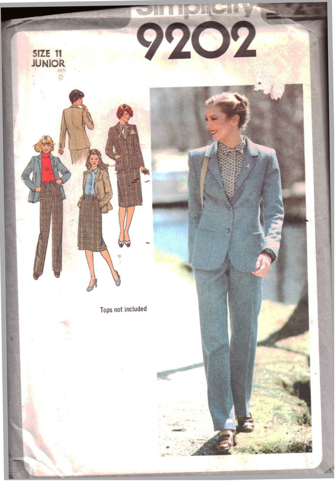 Simplicity 9202 Skirt, Pants, Jacket Size: 11J Uncut Sewing Pattern