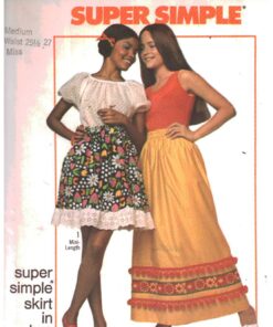 Simplicity 9232 Skirts Size: Waist 25.5 Uncut Sewing Pattern