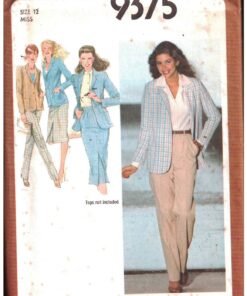 Simplicity 9375 Skirt, Pants, Jacket Size: 12 Uncut Sewing Pattern