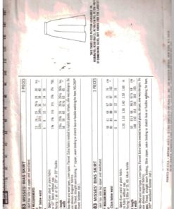 Alternative view of Simplicity 9583 Skirt Size: N 10-12-14 Used Sewing Pattern