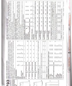 Alternative view of Simplicity 9793 Girl's Dress, Top, Pants, Shorts Size: A 3-8 Uncut Sewing Pattern