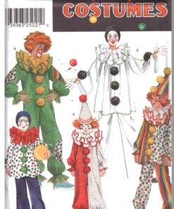 Simplicity 9801 Child's Costume - Cowns Size: A 2/4-10/12 Uncut Sewing Pattern