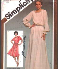 Simplicity 9824 Dress Size: 14 Uncut Sewing Pattern
