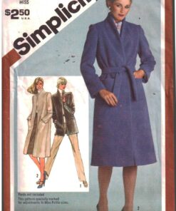 Simplicity 9825 Coat Size: 12 Uncut Sewing Pattern