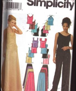 Simplicity 9833 Pants, Skirt, Tops Size: PP 12-18 Uncut Sewing Pattern