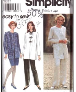 Simplicity 9886 Jacket, Skirt, Pants Size: NN 10-16 Used Sewing Pattern