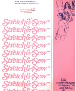 Stretch & Sew 200 Raglan Sleeve Top, Sweater Size: 28-44 Uncut Sewing Pattern