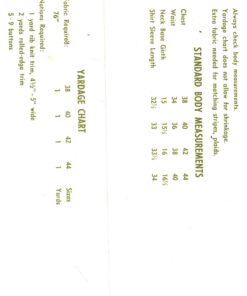Stretch & Sew 500 Men's Alpaca Cardigan Size: 38-44 Uncut Sewing Pattern - Image 2