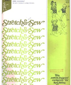 Stretch & Sew 880 Child's Tab Front Shirt Size: 1-7 Uncut Sewing Pattern