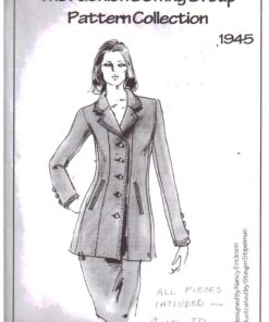 The Fashion Group 1945 Jacket Size: 8 Used Sewing Pattern