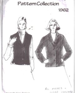 The Fashion Group 1962 Jacket, Vest Size: 8-18 Used Sewing Pattern